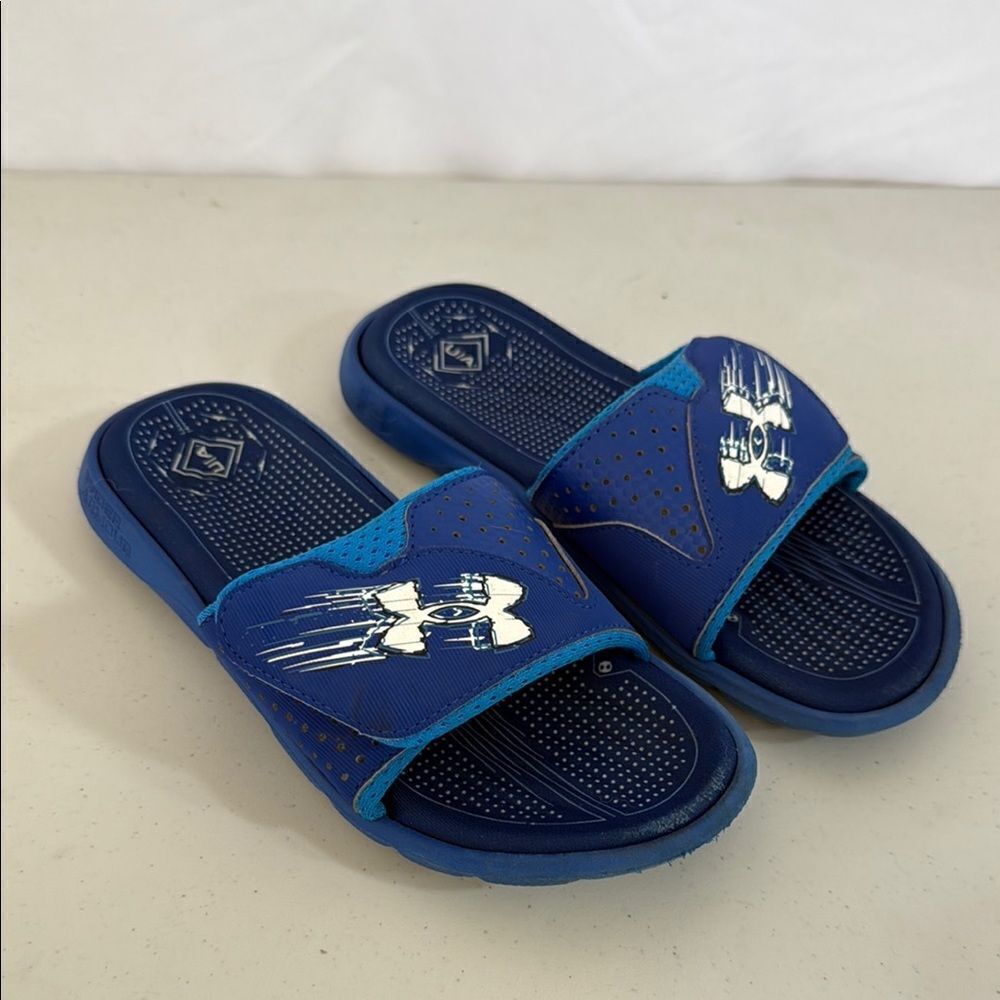 Under Armour Mercenary Slides Water Friendly Sandals Kids 4Y